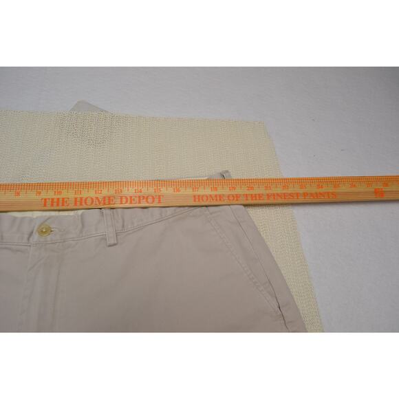 Polo Ralph Lauren Men's Preston Flat Front Chino Pants Beige Tan 100% Cotton 40 - Picture 6 of 7